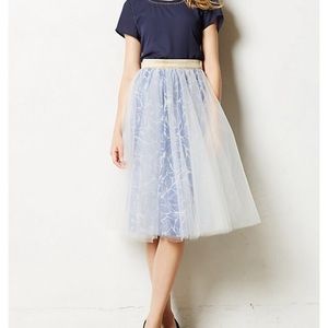 Anthropologie Tulle Skirt